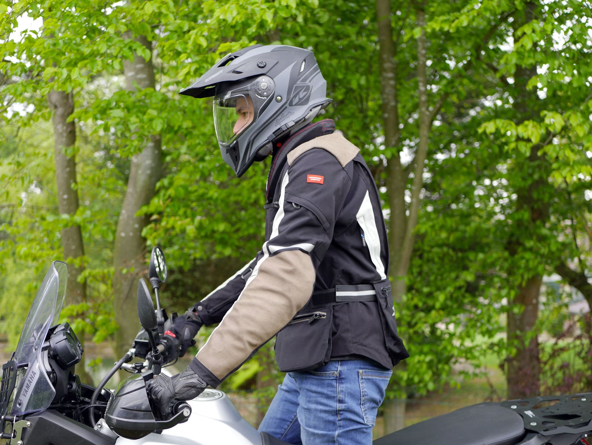 Tour de cou motard Burn-out protege cou en microfibre