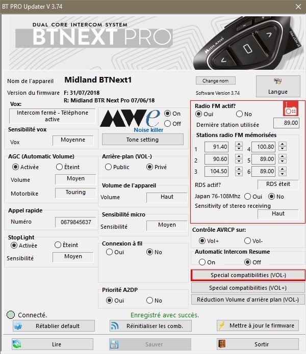 Midland BTX1 Pro BT PRO Updater 