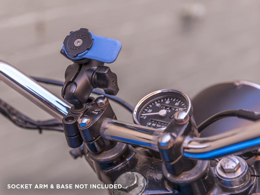 Test du support smartphone pour moto Quad Lock : le quart de tour robuste !  – Motard Adventure