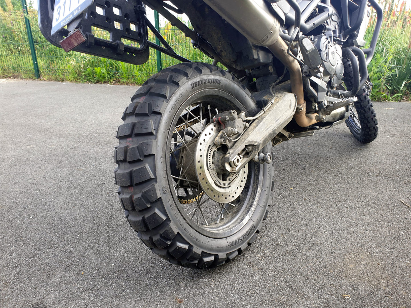 Pneu Moto Bridgestone Battlax Adventurecross AX41R - 150/70 B18 70Q - Pour Usage Tout-terrain Et Aventure - 7