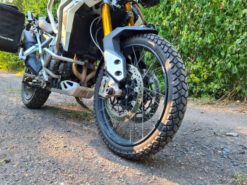 Test du pneu Continental TKC 70 Rocks une demie nouveauté Motard
